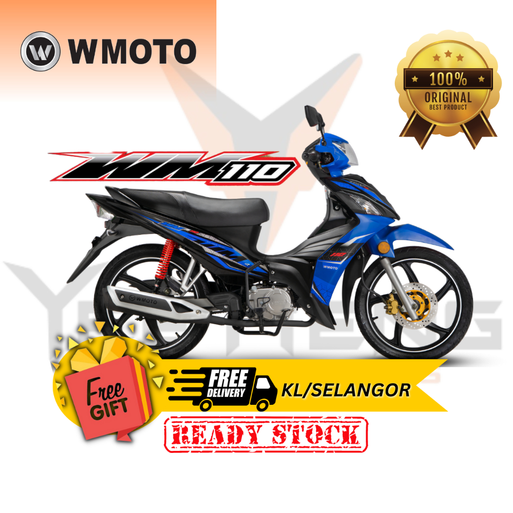 Wmoto WM110 Confirm Stock First Motorcycle Baharu 110cc Shopee