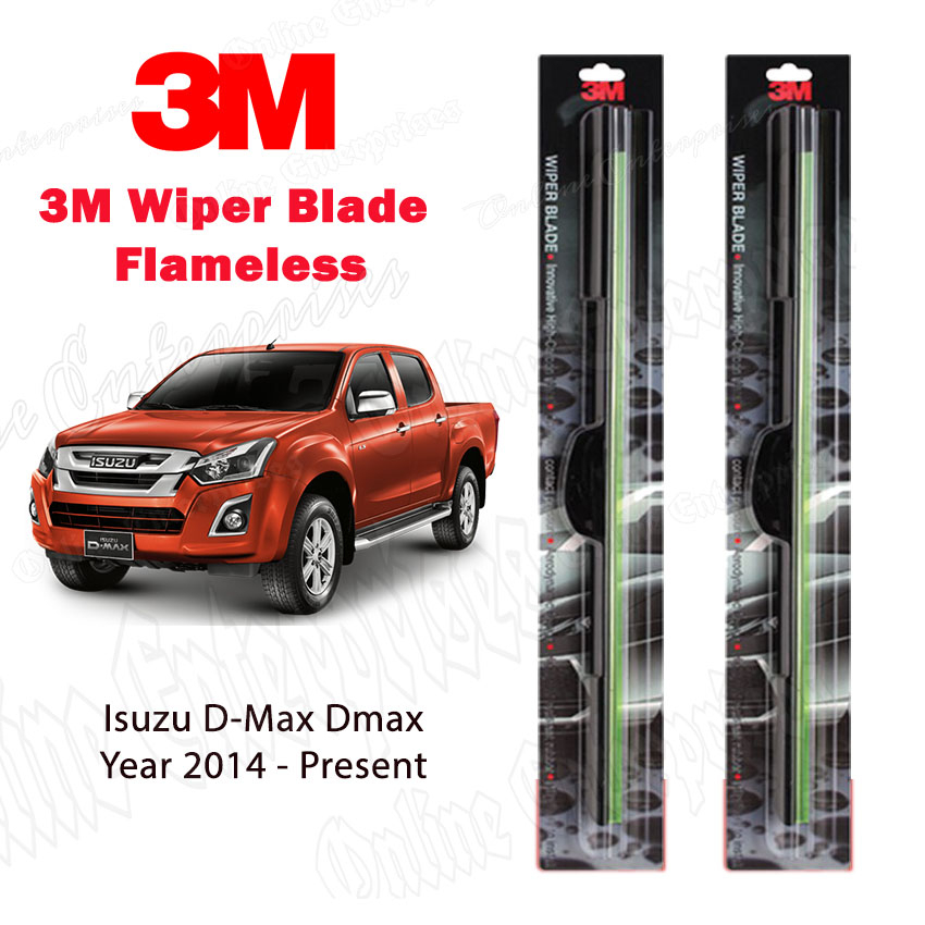 M Wiper Isuzu D Max Dmax Blades Frameless Uv Resistant Rubber Isuzu