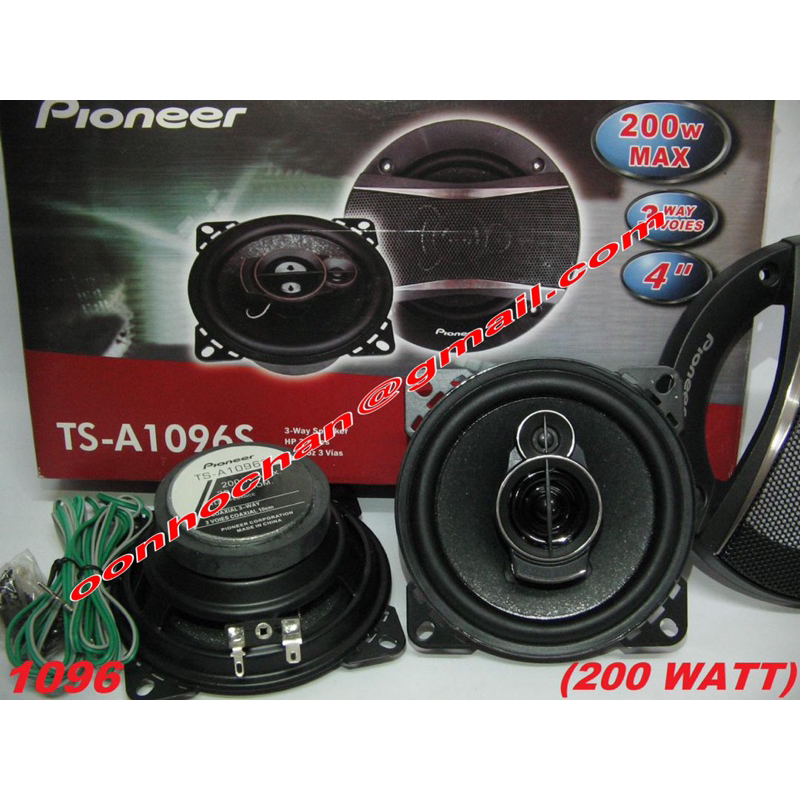 Pioneer Ts A S Watt Inch Way Coaxial Car Speaker Shopee