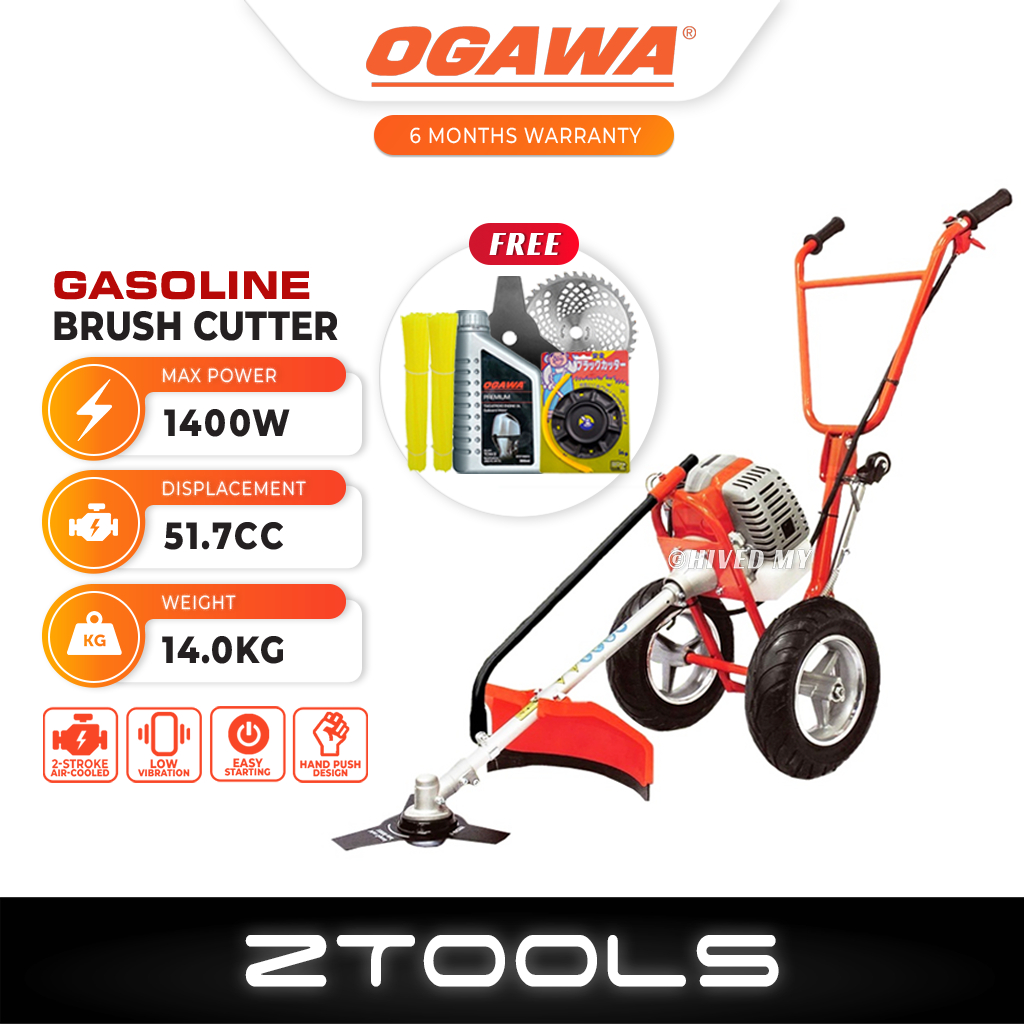 Ogawa Gasoline Hand Push Brush Cutter Lt N Cc Stroke Grass