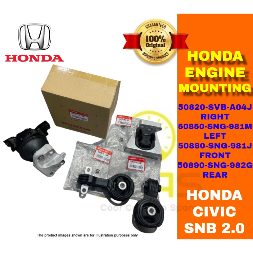 ENGINE MOUNTING CIVIC FD SNB 2 0 2006 2011 MADE IN JAPAN 50820 SVB A04J