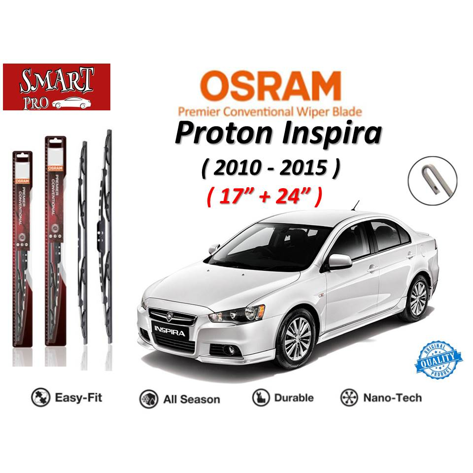 Osram Premier Conventional Wiper Blade U Hook For Proton Inspira