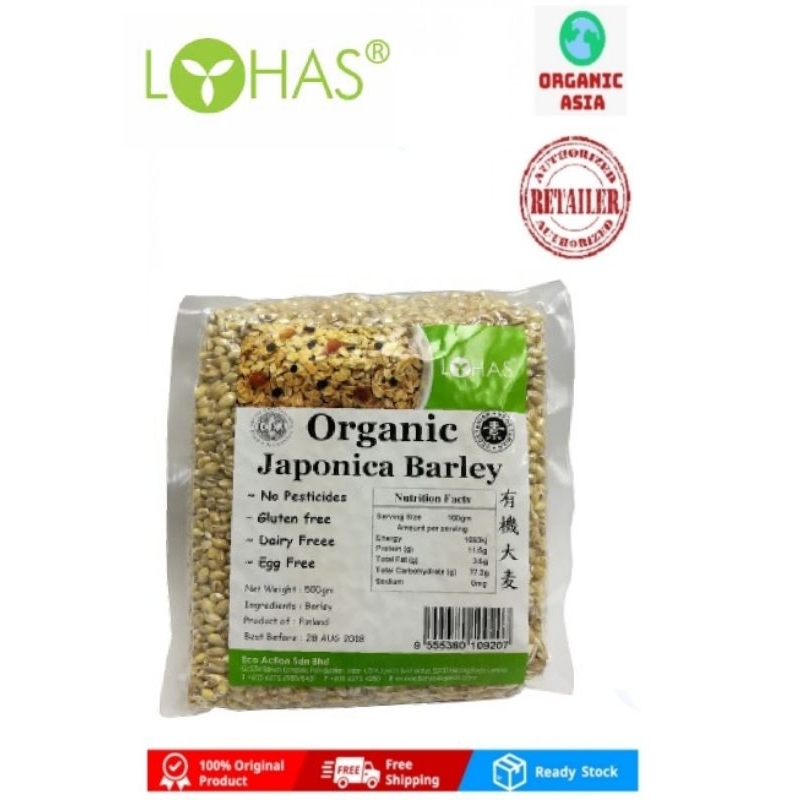 Lohas Organic Japonica Barley G Shopee Malaysia