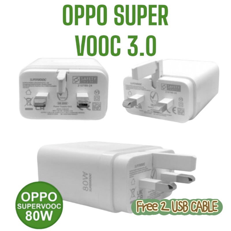 ORIGINAL100 OPPO Original Flash Charger VOOC Micro USB Cable