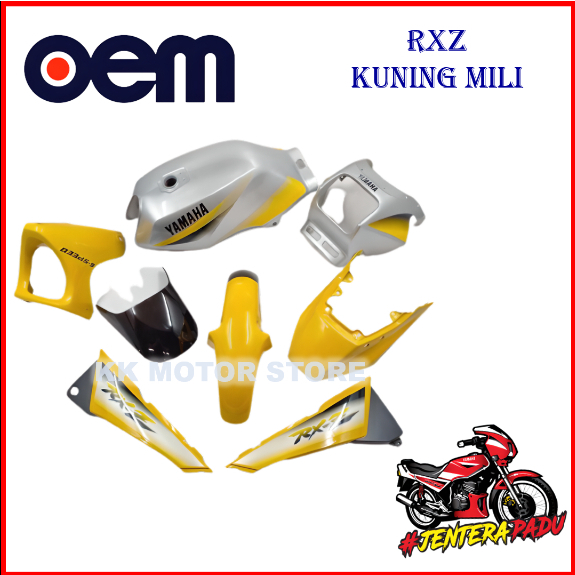 Oem Coverset Rxz Boss Oem Kuning Mili Full Tanam Shopee