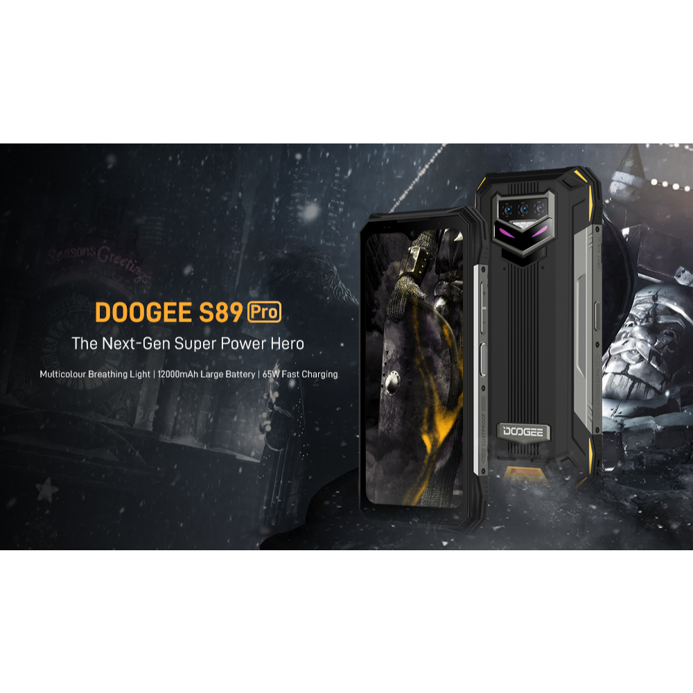 Doogee S Pro Rugged Phone W Fast Charging Gb Android Night