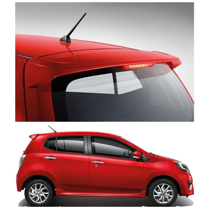 Perodua Axia Perodua Axia Rahmat Abs Spoiler With Led Third