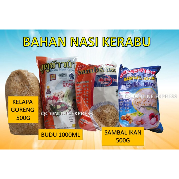 Sambal Ikan Thailand Oren Dah La Ming Budu Thai Kelapa Goreng