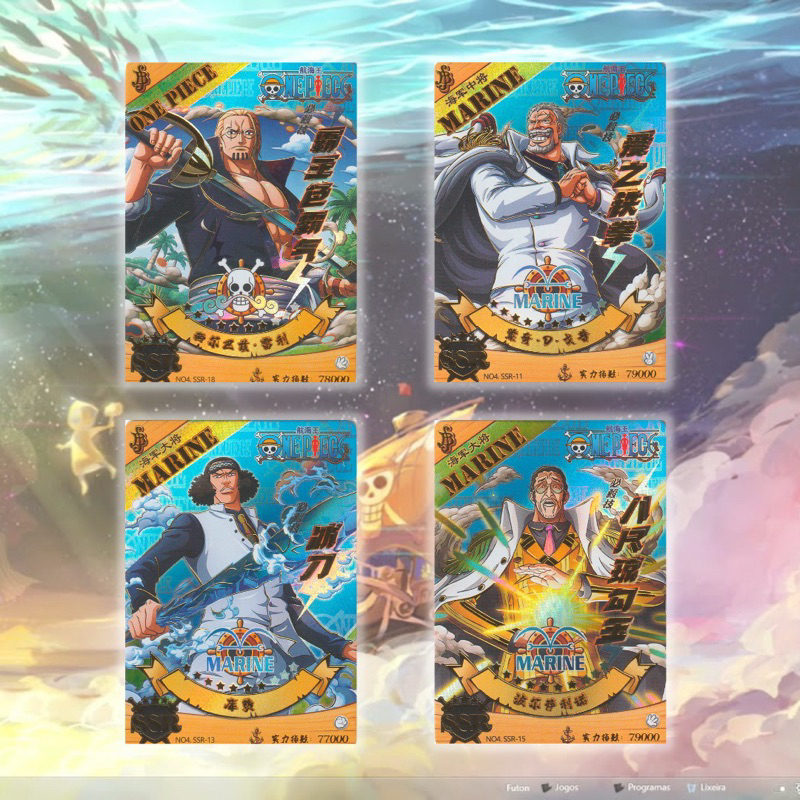 One Piece SSR Shiny Foil Cards Shopee Malaysia