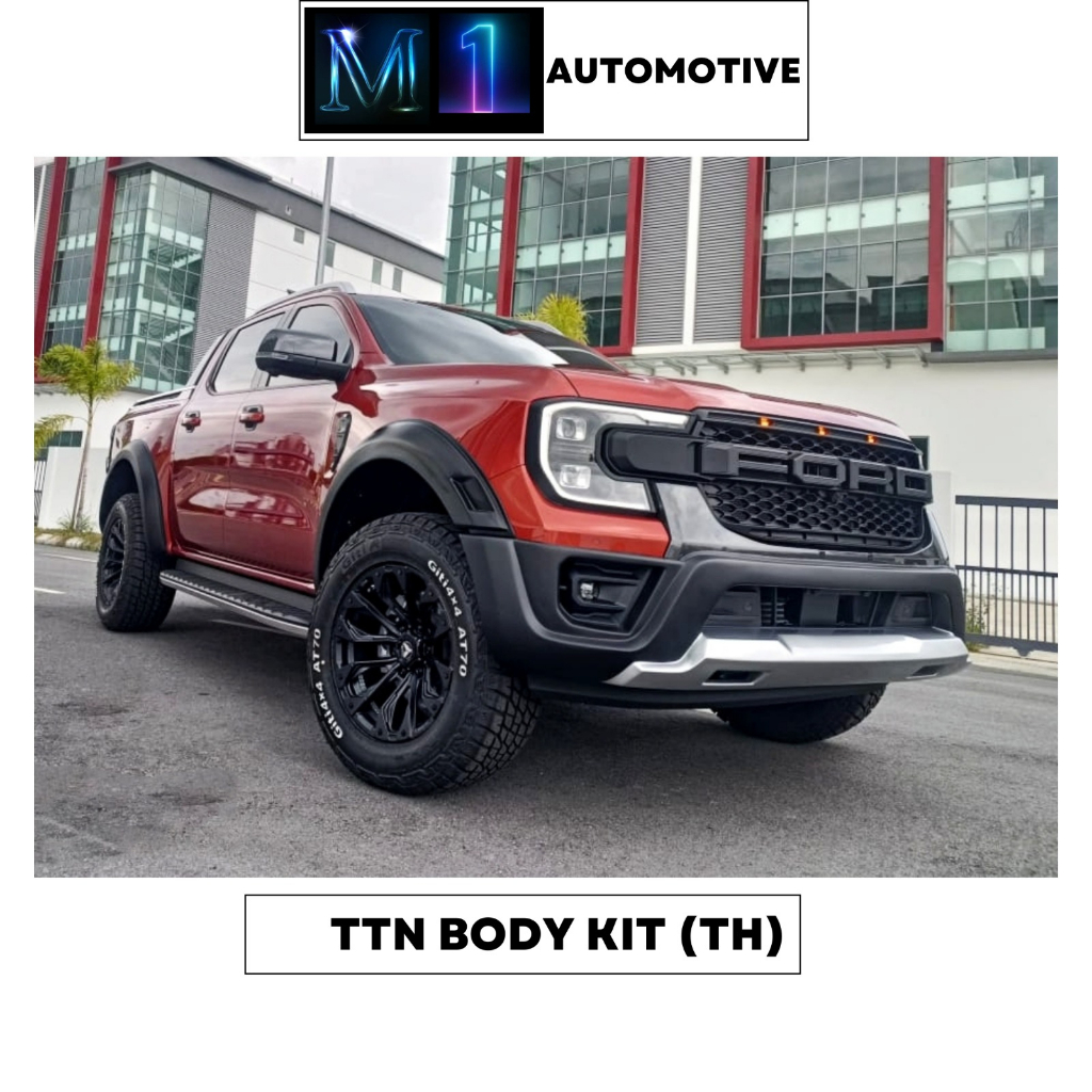 TTN HyperSport Bodykit Set For Next Gen Ford Ranger T9 XL XLT XLT