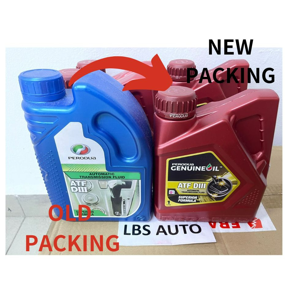 Perodua ATF DIII Green 1L ORIGINAL Gear Oil Minyak Gearbox Auto Myvi