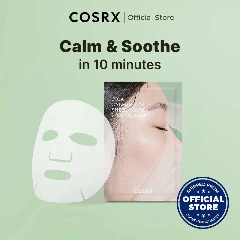 Cosrx Official Masks Pure Fit Cica Calming True Sheet Mask