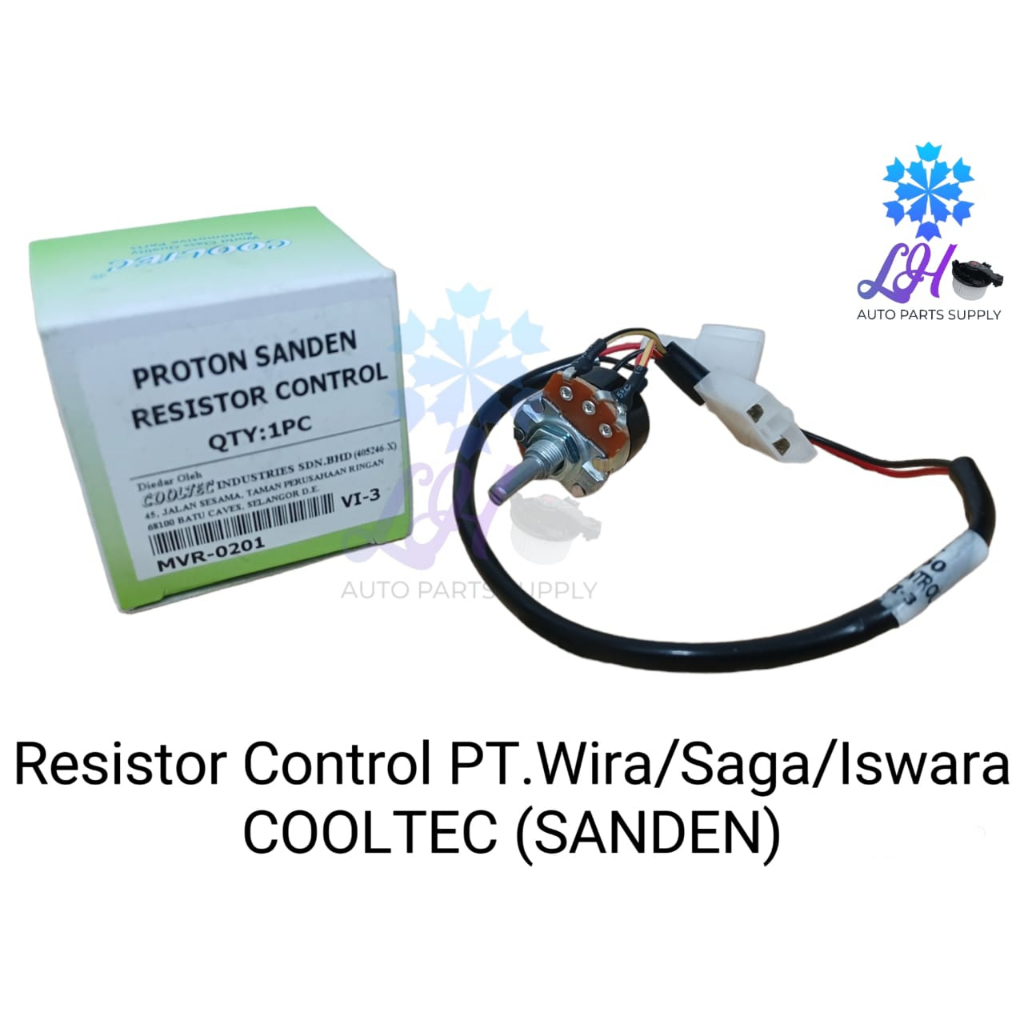 Cooltec Sanden Model Mvr Resistor Control Proton Wira Saga