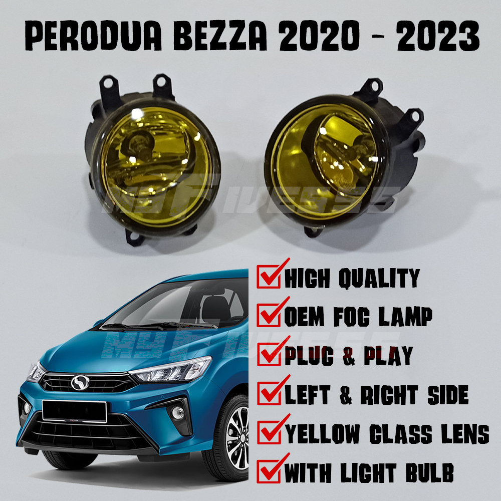 Perodua Bezza 2020 2021 2022 2023 Bezza 1 3 X AV 2 Pcs Oem Fog Lamp