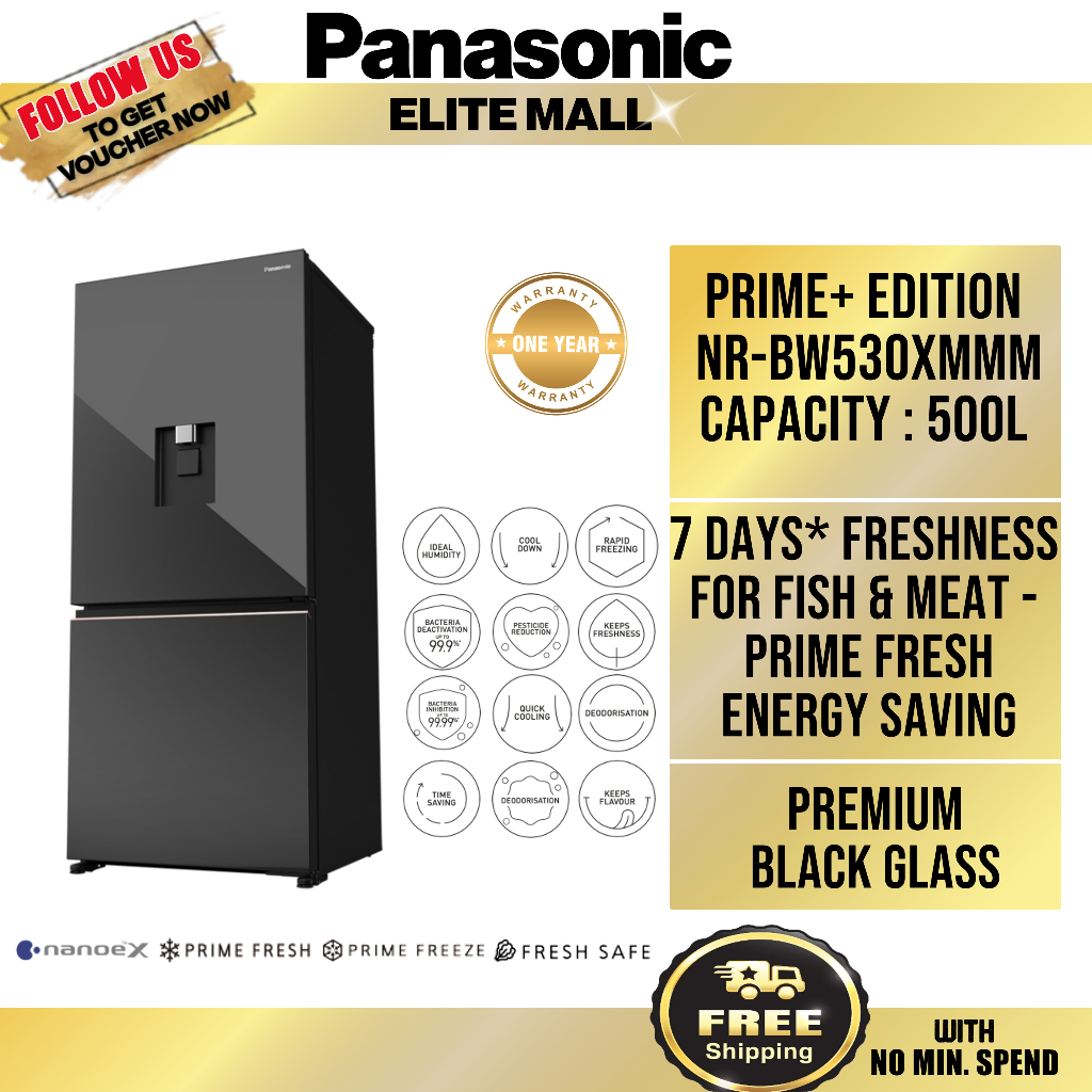 Panasonic Nr Bw X L Prime Edition Premium Doors Refrigerator Nr