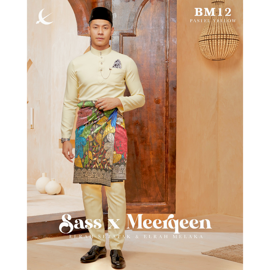 YELLOW CATALOGUE COLOUR BAJU MELAYU ELRAH EXCLUSIVE MAGNIFICENT SLIM