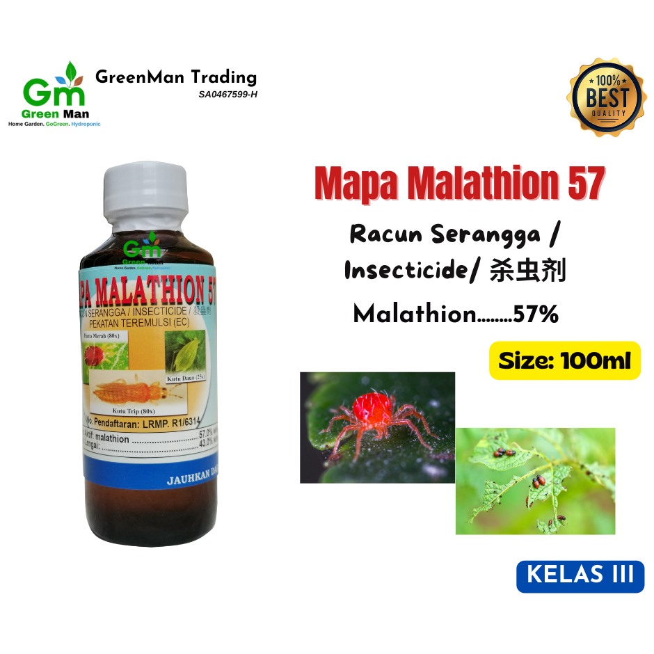 Ml Mapa Malathion Insecticide Racun Serangga Kutu Trip