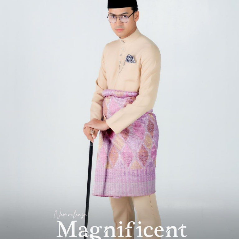 Baju Melayu Light Nude Magnificent By Elrah Shopee Malaysia