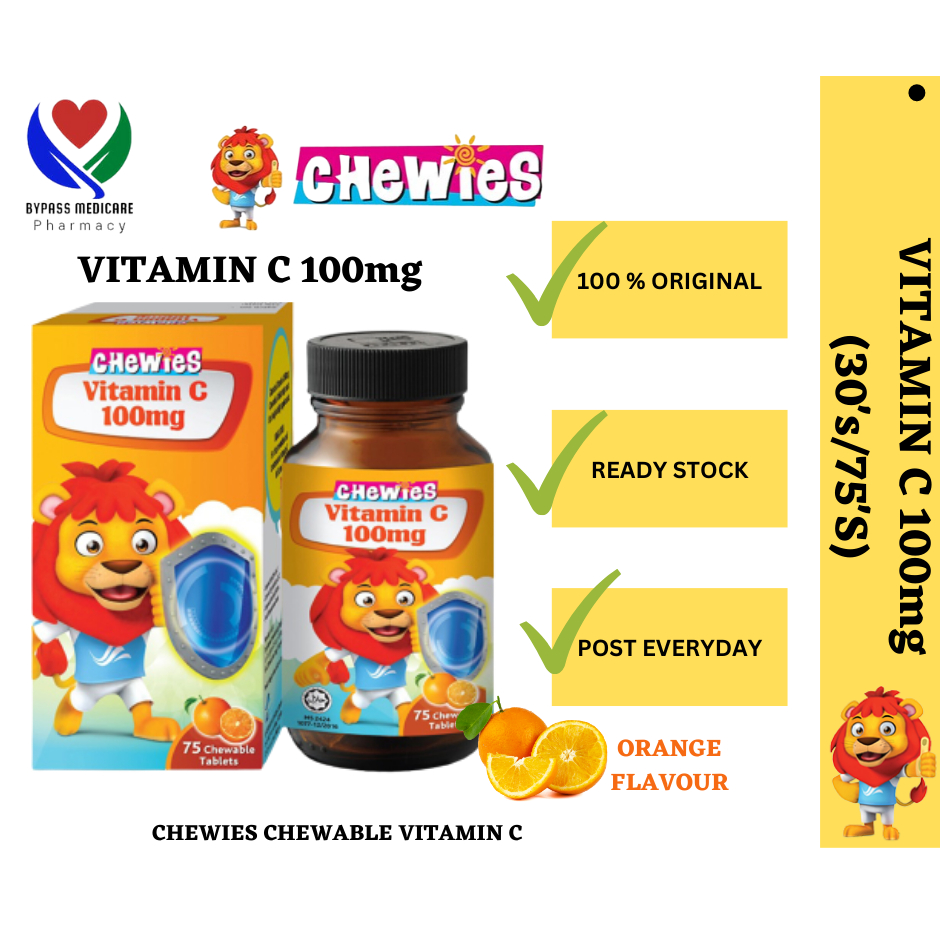 Chewies Vitamin C Mg Orange S S S X S Shopee