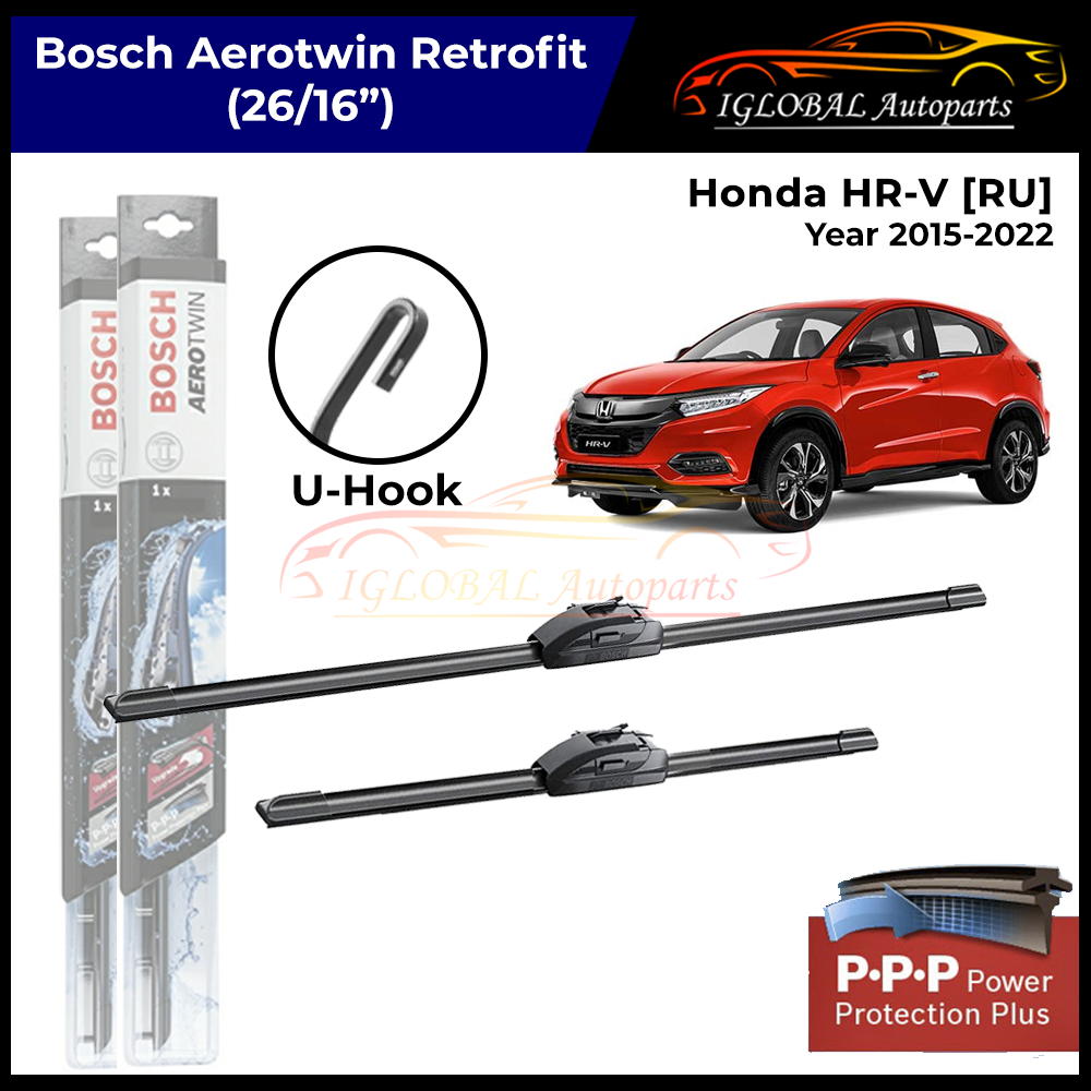 Honda HRV RU Year 2015 2022 Windshield Wiper Bosch Aerotwin Retrofit