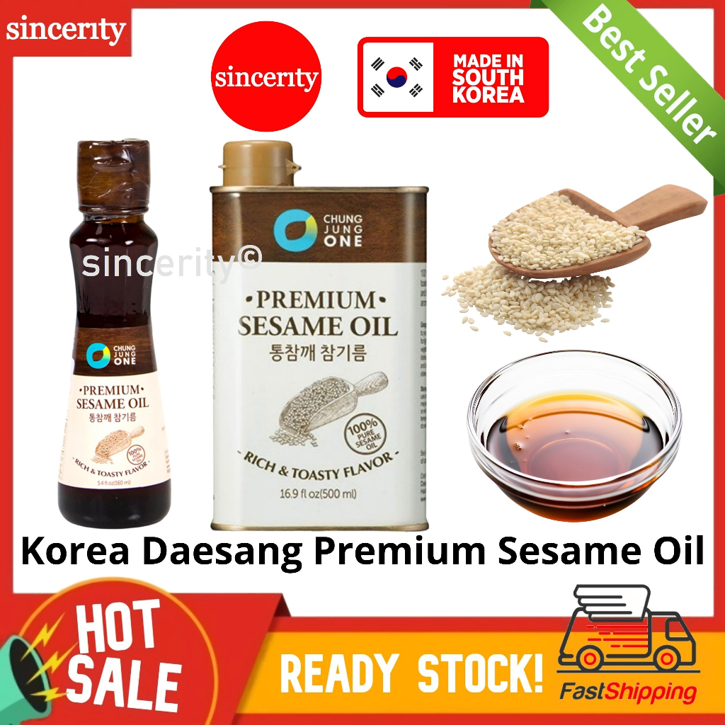 Korea Daesang Premium Sesame Oil Korean Sesame Oil Cooking Seasoning