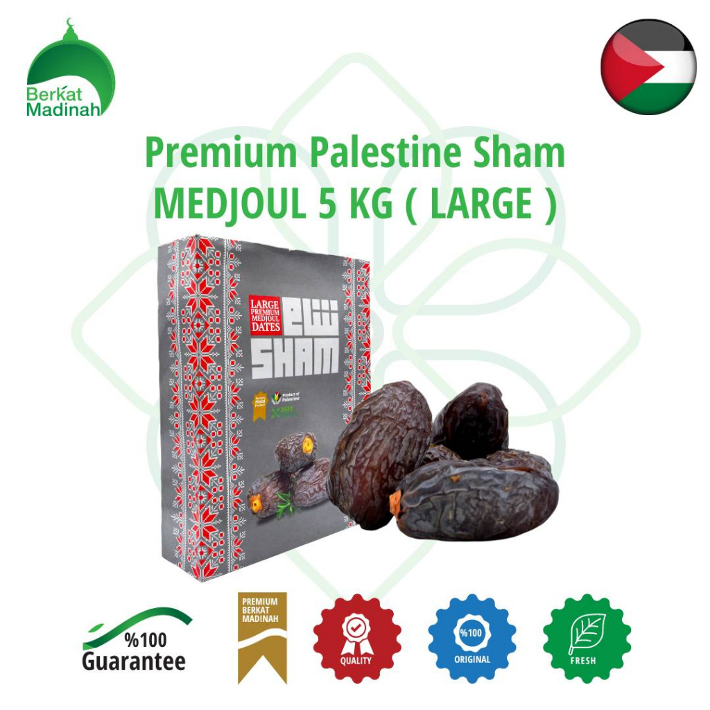 Premium Palestine Sham MEDJOUL 5 KG LARGE Shopee Malaysia