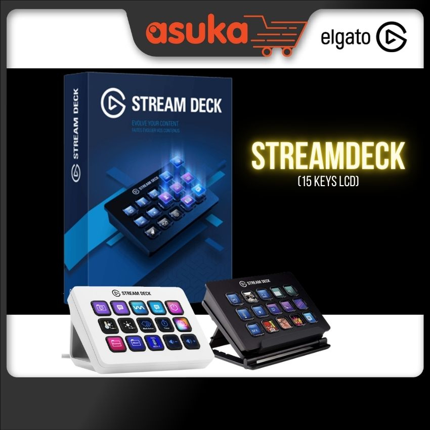 ELGATO StreamDeck MK 2 10GBA9901 15 Keys LCD Black White 10GAA9901