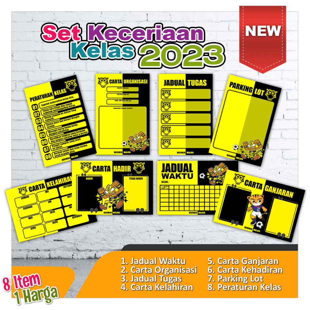 Set Keceriaan Kelas Banner Hiasan Kelas Shopee Malaysia