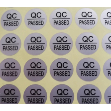 QC PASSED Hologram 10mm Sticker 100 Sheets 9600PCS Label Adhesive