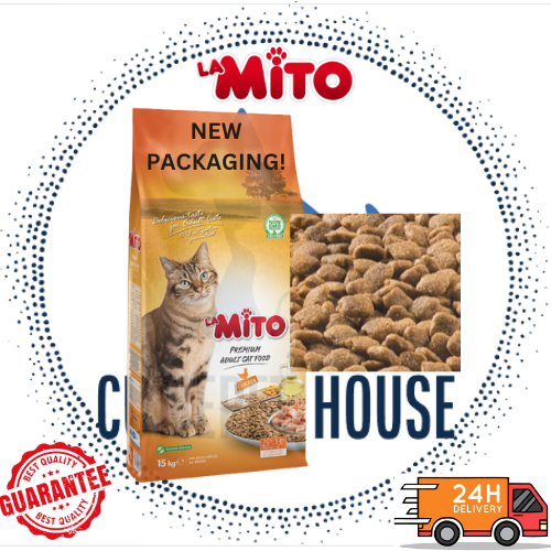 Mito Lamito Premium Chicken Cat Dry Food Repack Kg New Packaging