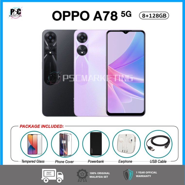 OPPO A78 Smartphone 8GB RAM 128GB ROM 33W SUPERVOOC 50MP AI Dual