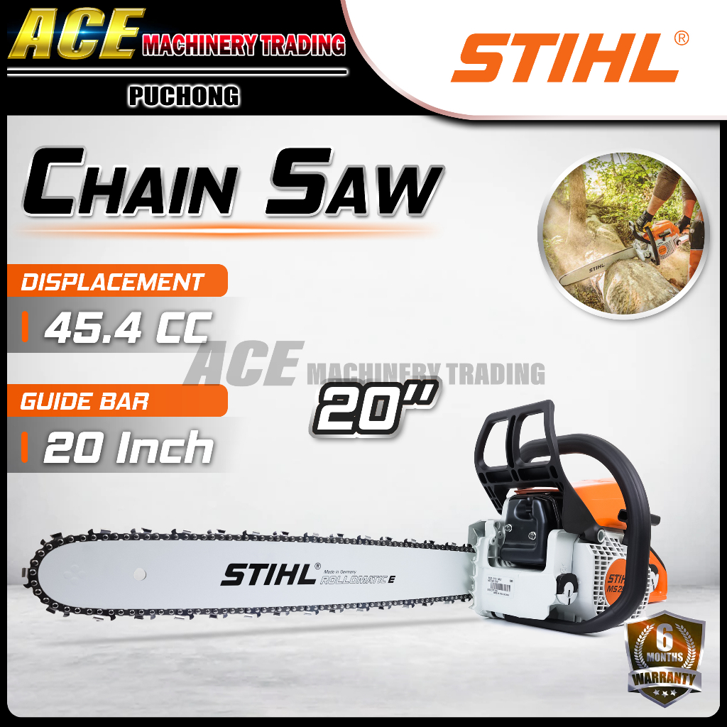 Original Stihl Ms Chainsaw With Inch Guide Bar Chain