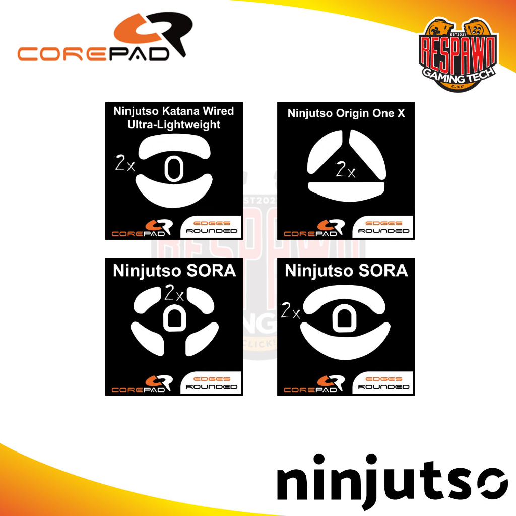 Corepad Skatez Ninjutso Mouse Shopee Malaysia