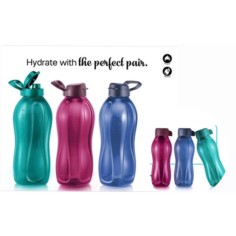 Tupperware New Giant Eco Bottle 2L Set Shopee Malaysia