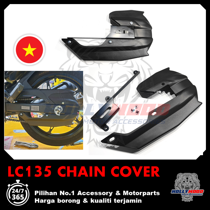 Y15 Y16 LC135 CHAIN COVER RANTAI ORIGINAL 100 YAMAHA VIETNAM