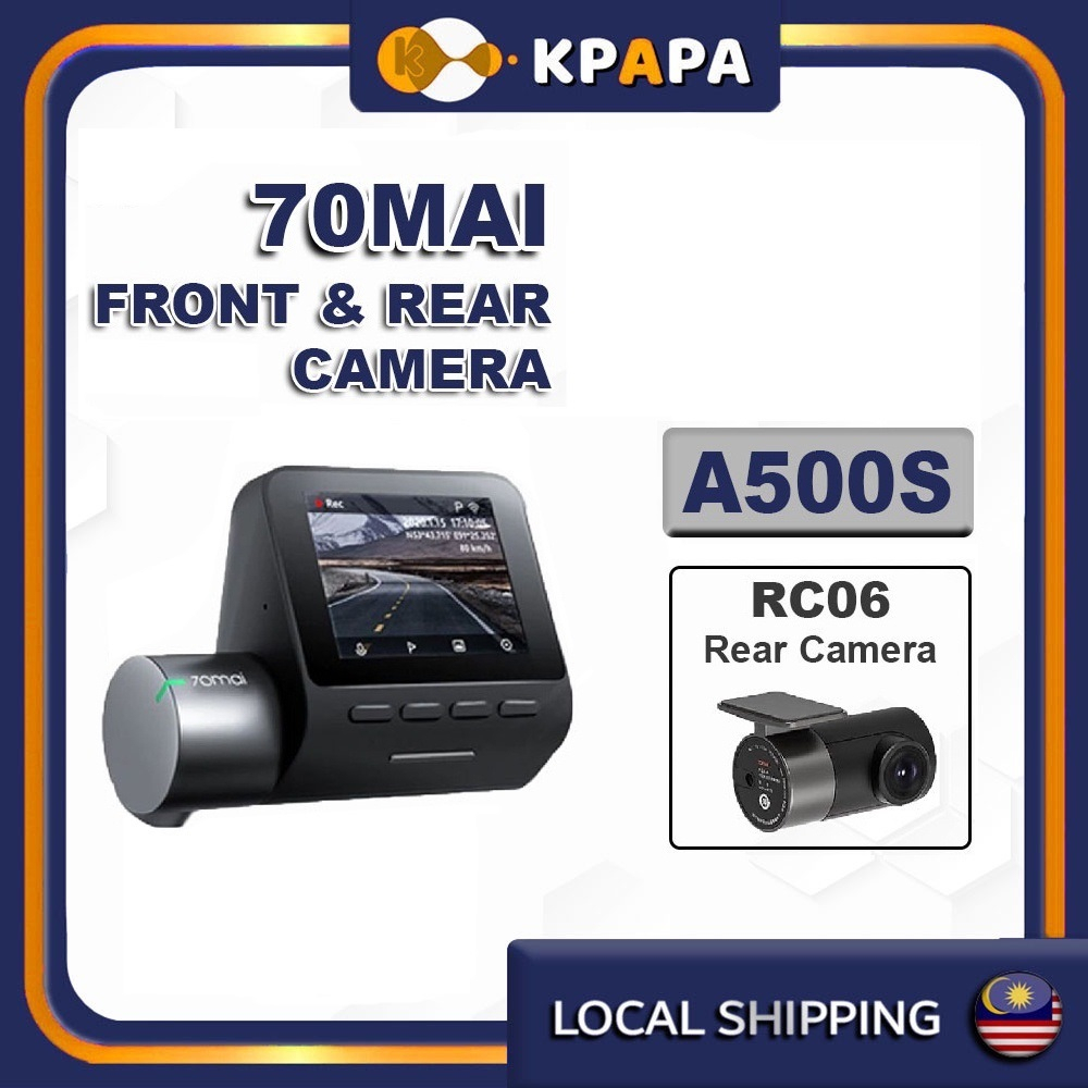 70MAI A200 A500s Dashcam Pro Dash Cam Front And Rear 7omai 70 Mai Dash