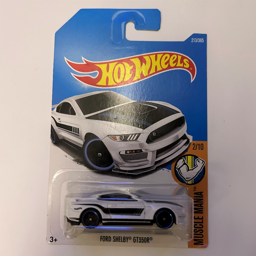 Hot Wheels Ford Shelby GT R MUSCLE MANIA White Scale