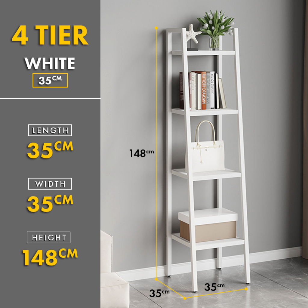 KENZZO Shiro 3 4 5 Tier Multipurpose Shelf Shelves Rack Rak Besi