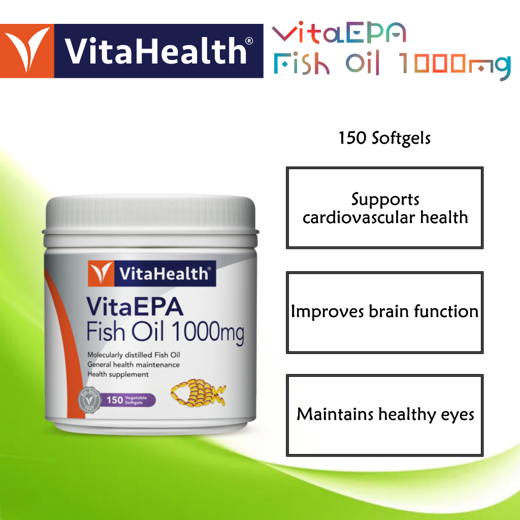 VitaHealth VitaEPA Fish Oil 1000mg 150 S Shopee Malaysia