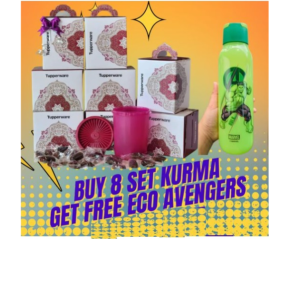 Tupperware Kurma Gift Set L Come With Gift Box Hadiah Raya Hari