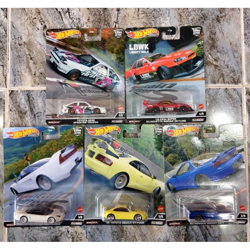 Set Of Japan Version Mattel Hot Wheels HOTWHEELS Car Culture