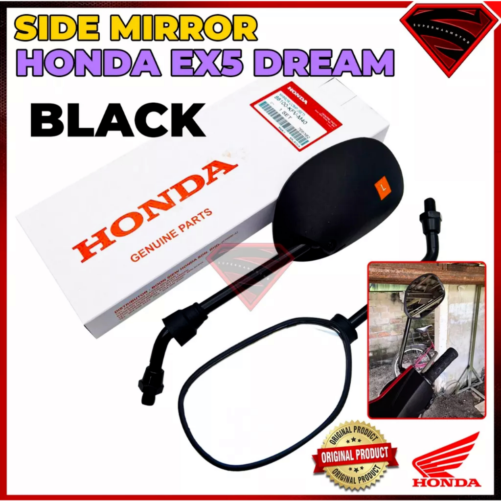 88100 KFV M40 100 ORIGINAL HONDA SIDE MIRROR HONDA EX5 DREAM WAVE