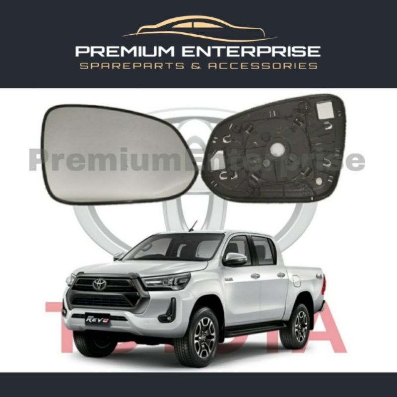 TOYOTA HILUX REVO 2016 2023 YEAR SIDE MIRROR GLASS LENS CERMIN KACA