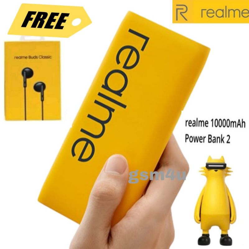 Realme 18W Two Way Quick Charge 18W High Quality Power Bank2 Slim Fast