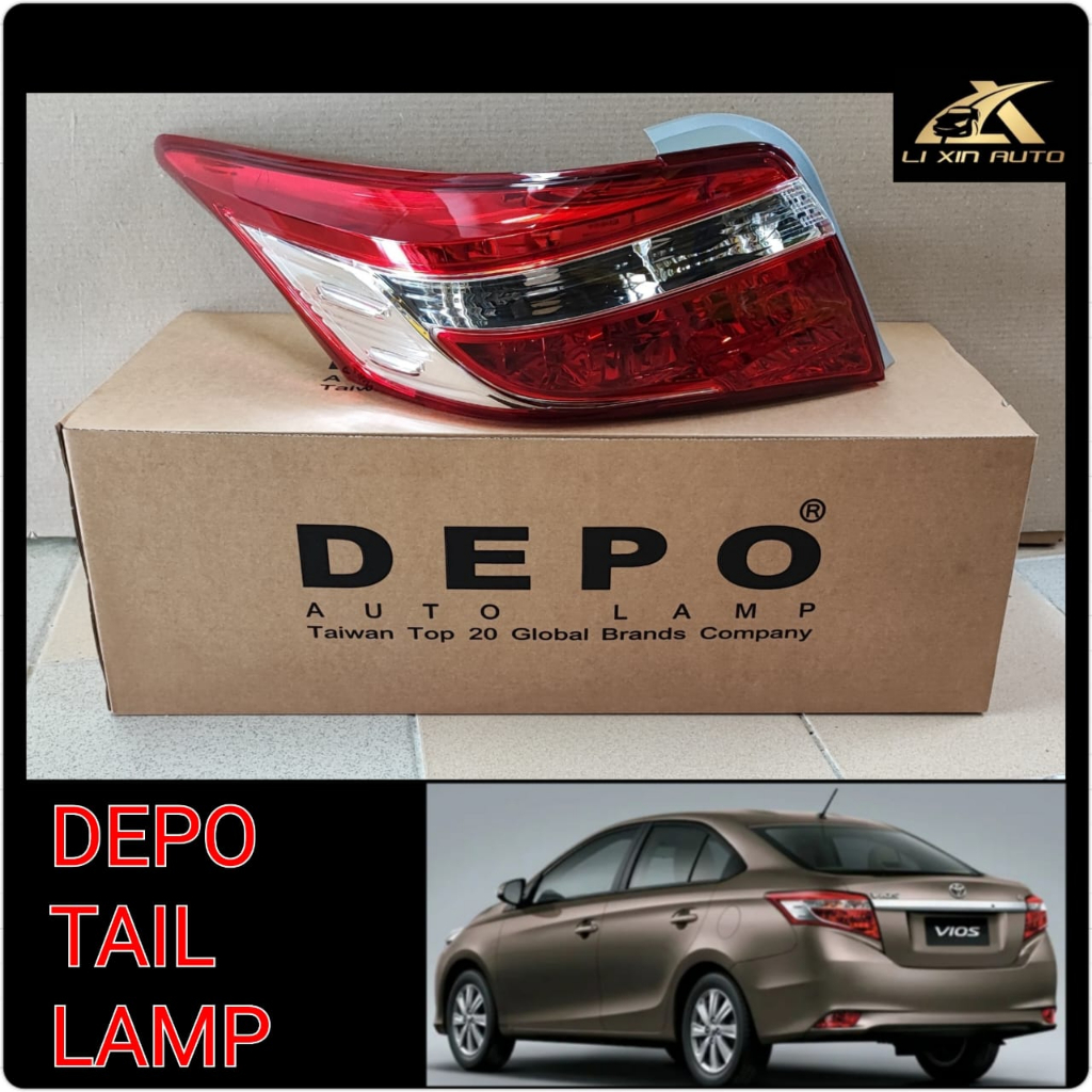 Depo Toyota Vios Ncp Tail Lamp Tail Light Belakang