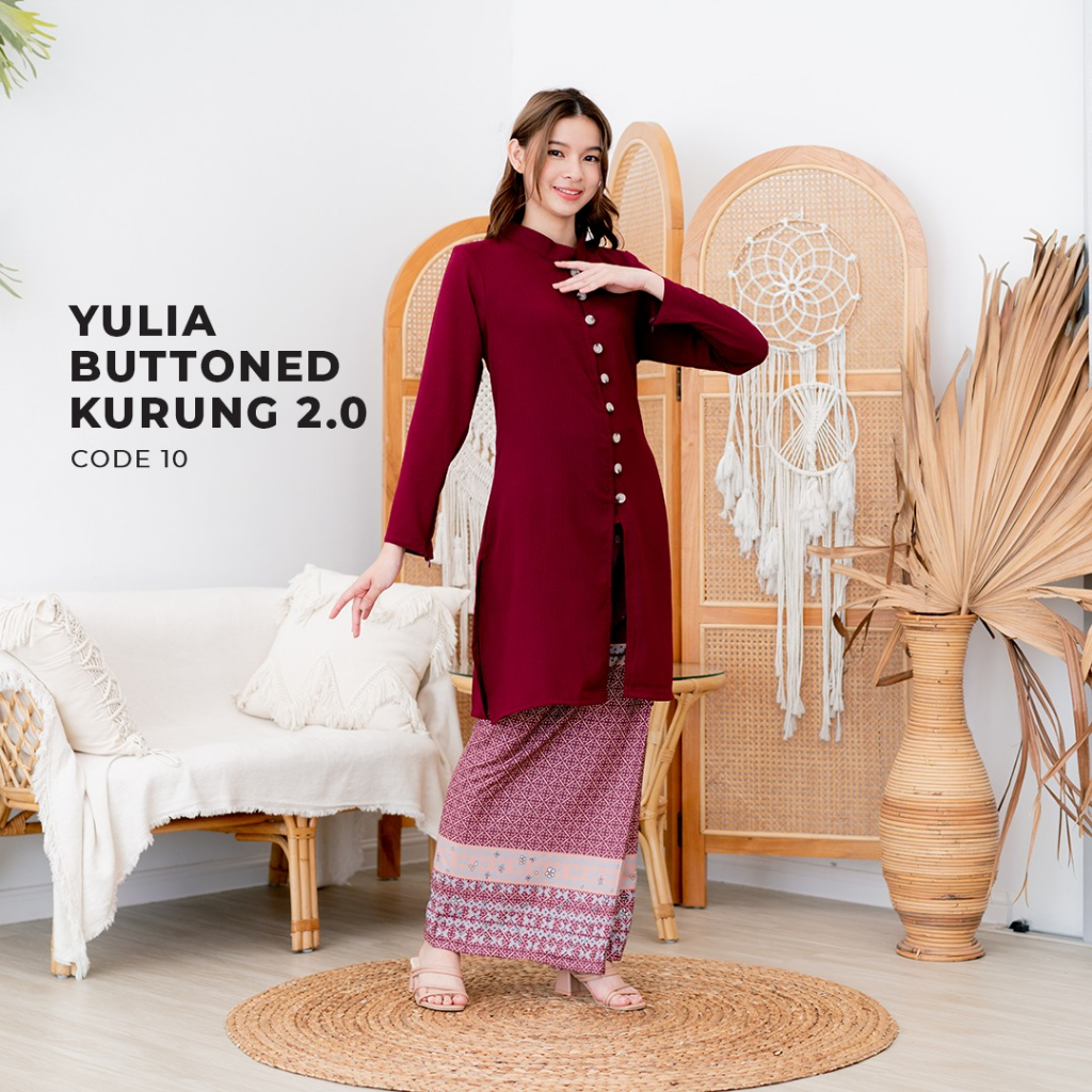 SALE Rayyan Haya Yulia Buttoned Kurung 2 0 Ironless Nursing Friendly