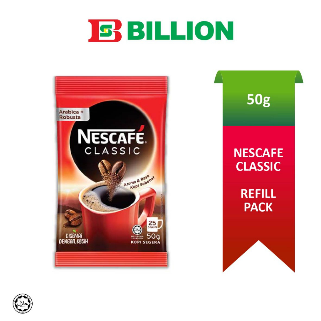 NESCAFE Classic Refill Pack 50g Shopee Malaysia