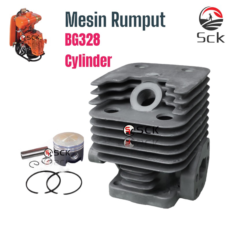 Bg Cylinder Block Kit Set Brush Cutter Bg Block Mesin Rumput