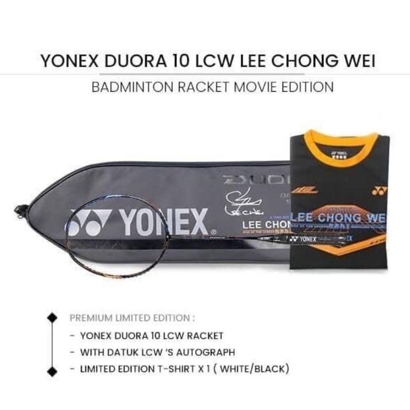 Yonex Duora 10 LCW Limited Edition Racket With Serial Number