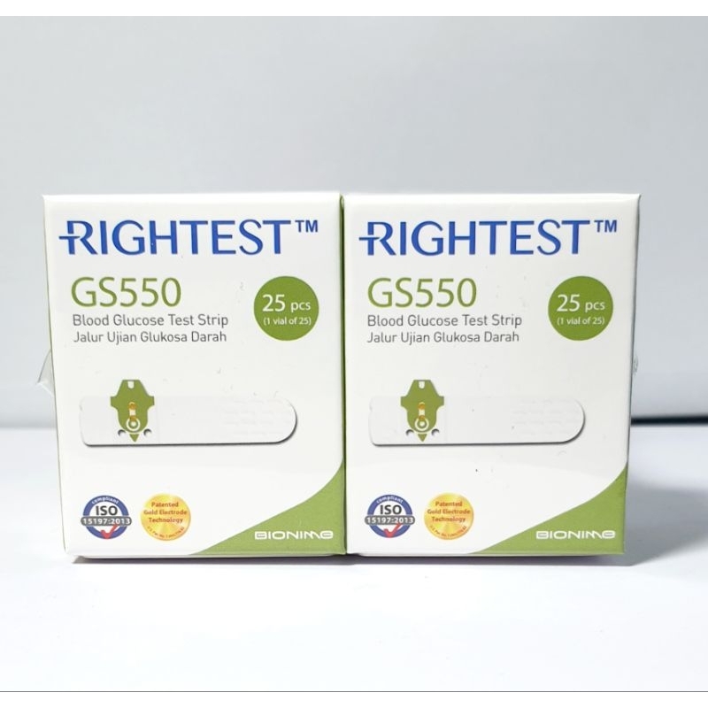 BIONIME RIGHTEST GS550 GLUCOSE TEST STRIPS EXP 2024 10 Shopee Malaysia